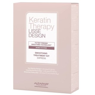 Keratin Therapy Lisse Design Smoothing Treatment Kit zestaw do keratynowego prostowania włosów Alfaparf