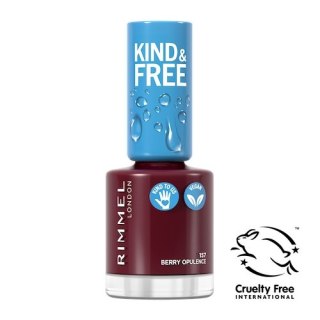 Rimmel Kind & Free wegański lakier do paznokci 157 Berry Opulence 8ml