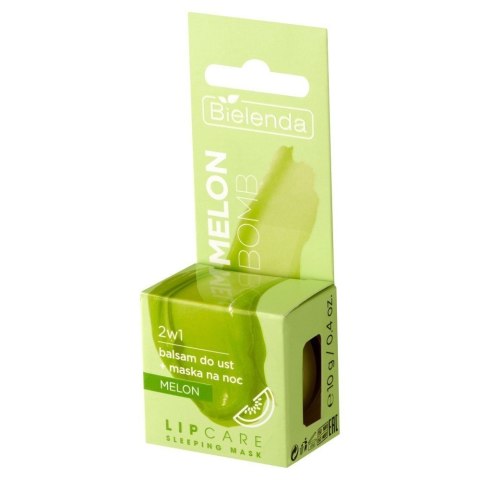 Bielenda Lip Care balsam do ust + maska na noc 2w1 Melon Bomb 10g Bielenda Lip Care balsam do ust + maska na noc 2w1 Melon Bomb 10g