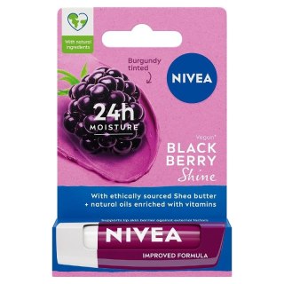 Nivea Pielęgnująca pomadka do ust Blackberry Shine 4.8g