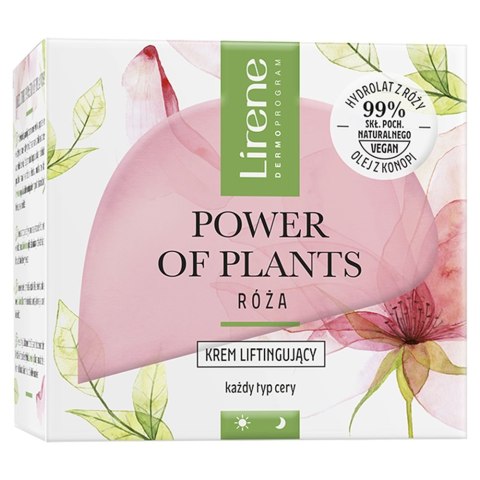 Lirene Power of Plants krem liftingujący Róża 50ml