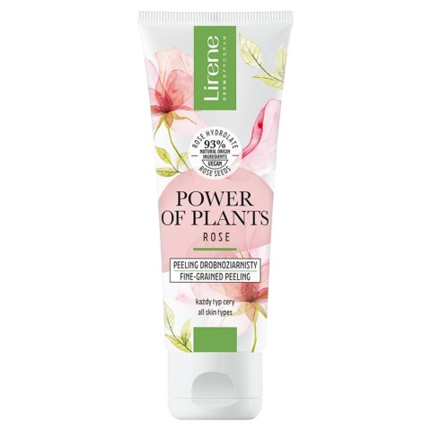 Power of Plants peeling drobnoziarnisty Róża 75ml Lirene