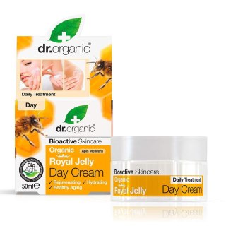 Dr.Organic Royal Jelly Day Cream nawilżający krem na dzień przeciwdziałający efektom starzenia 50ml