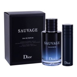 Sauvage zestaw woda perfumowana spray 100ml + woda perfumowana spray 10ml Dior
