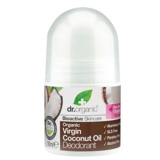 Virgin Coconut Oil Deodorant delikatny dezodorant w kulce do skóry wrażliwej 50ml Dr.Organic