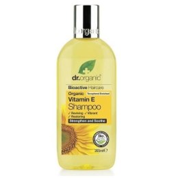 Vitamin E Shampoo szampon rewitalizująco-regenerujący do włosów cienkich 265ml Dr.Organic