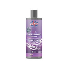 Anti-Yellow Silver Power Professional Shampoo szampon do włosów blond rozjaśnianych i siwych 300ml Ronney