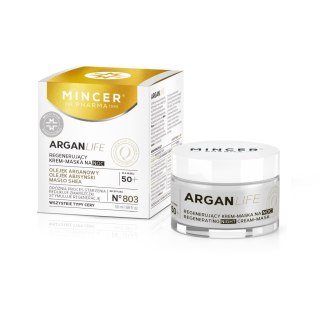 Mincer Pharma ArganLife regenerujący krem-maska na noc No.803 50ml