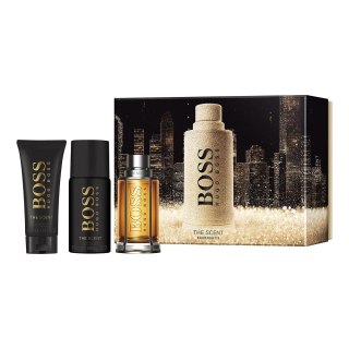 Boss The Scent For Man zestaw woda toaletowa spray 100ml + dezodorant spray 150ml + żel pod prysznic 100ml Hugo Boss