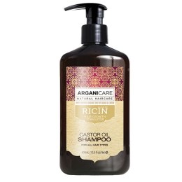 Castor Oil szampon stymulujący porost włosów 400ml Arganicare