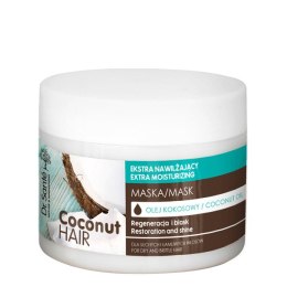 Coconut Hair Mask maska ekstra nawilżająca z olejem kokosowym dla suchych i łamliwych włosów 300ml Dr. Sante