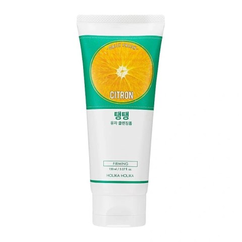 Daily Fresh Citron Cleansing Foam pianka oczyszczająca z ekstraktem z cytryny 150ml HOLIKA HOLIKA