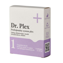 Dr. Plex Profesjonalny system plex zabieg odbudowujący zniszczone włosy 3x50ml