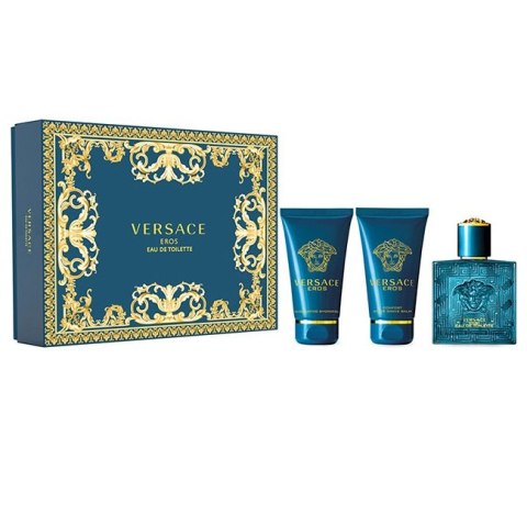 Eros zestaw woda toaletowa spray 50ml + balsam po goleniu 50ml + żel pod prysznic 50ml Versace