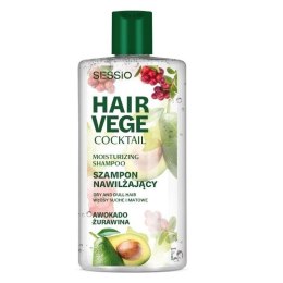Hair Vege Cocktail nawilżający szampon do włosów Awokado i Żurawina 300g Sessio