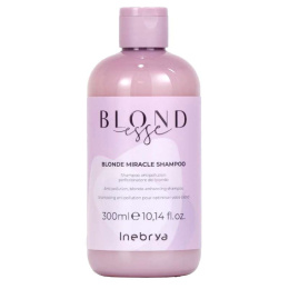 Inebrya Blondesse Blonde Miracle szampon nawilżajacy do włosów blond 300ml