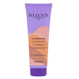 Inebrya Blondesse No-Orange maska niwelująca żółte tony do włosów blond 250ml