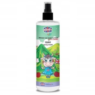 Ronney Kids On Tour To Italy 15in1 Spray Mask maska w sprayu do włosów splątanych i suchych dla dzieci Soczysta Wiśnia 285ml