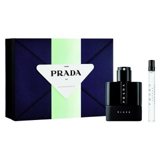 Luna Rossa Black zestaw woda perfumowana spray 50ml + woda perfumowana 10ml Prada