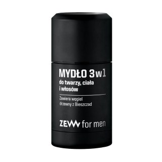 Mydło 3w1 do twarzy ciała i włosów 85ml Zew For Men