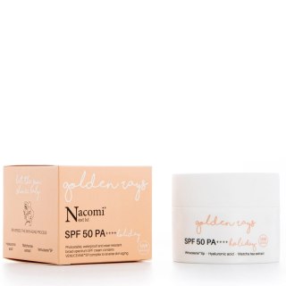 Nacomi Next Level SPF50 PA++++ przeciwzmarszczkowy krem wodoodporny do twarzy Holiday 50ml