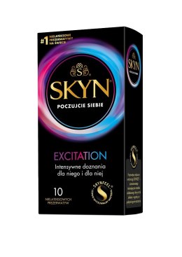 Skyn Excitation nielateksowe prezerwatywy 10szt Unimil