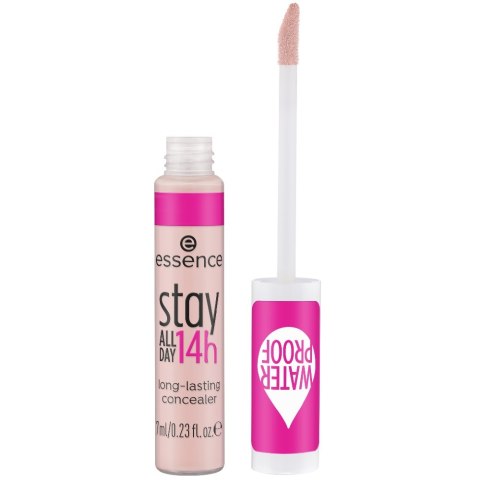 Stay All Day 14H Long-Lasting Concealer wodoodporny korektor w płynie 20 Light Rose 7ml Essence