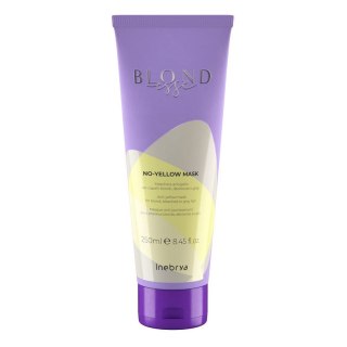 Inebrya Blondesse No-Yellow Mask maska do włosów blond rozjaśnianych i siwych 250ml