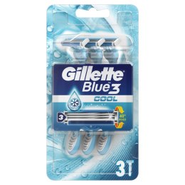 Blue3 Cool jednorazowe maszynki do golenia dla mężczyzn 3szt Gillette