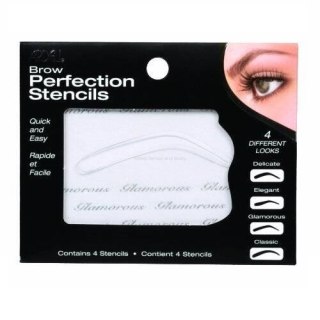 Brow Perfection Stencils szablony do brwi 4szt Ardell