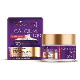 Calcium + Q10 skoncentrowany głęboko odżywczy krem przeciwzmarszczkowy na dzień 70+ 50ml Bielenda