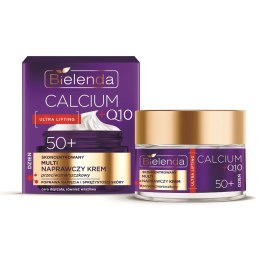 Calcium + Q10 skoncentrowany multi naprawczy krem przeciwzmarszczkowy na dzień 50+ 50ml Bielenda
