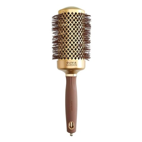 Expert Blowout Shine szczotka do modelowania i suszenia włosów Gold/Brown 55mm Olivia Garden