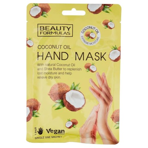 Hand Mask regenerująca maska do dłoni Coconut Oil 1 para Beauty Formulas