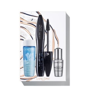 Hypnose Doll Eyes Mascara Gift Set zestaw tusz do rzęs 01 So Black 6.5ml + płyn do demakijażu oczu 30ml + serum pod oczy i do rz Lancome