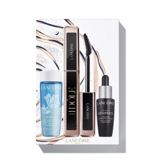 Lash Idole Mascara Gift Set zestaw tusz do rzęs 01 Glossy Black 8ml + płyn do demakijażu oczu 30ml + serum do twarzy 10ml Lancome