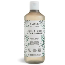 Naturals Body Wash żel pod prysznic Lime Ginger & Cardamon 500ml I Love