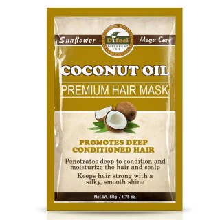 Premium Deep Conditioning Hair Mask kondycjonująca maska do włosów Coconut Oil 50g Difeel