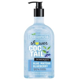Shower Cocktail energetyzujący żel pod prysznic Blue Matcha + Blueberry 400ml Bielenda
