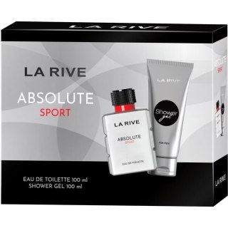 La Rive Absolute Sport Men zestaw woda toaletowa spray 100ml + żel pod prysznic 100ml