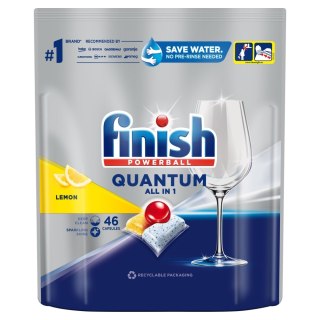 Quantum All in 1 kapsułki do zmywarki Lemon 46szt Finish