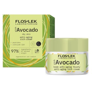 Floslek RichAvocado krem anti-aging tłusty na dzień i na noc 50ml