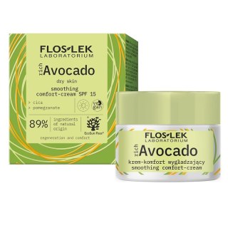 Floslek RichAvocado krem-komfort wygładzający SPF15 na dzień 50ml