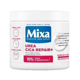 Urea Cica Repair+ regenerujący krem do twarzy dłoni i ciała 400ml MIXA