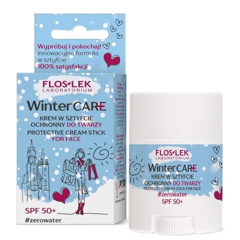 Winter Care krem w sztyfcie ochronny do twarzy SPF50+ 24g Floslek