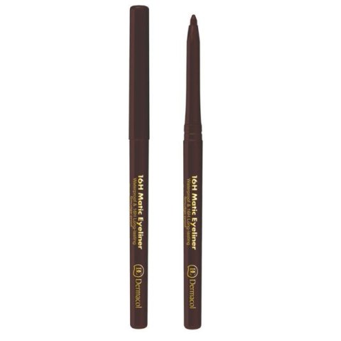 16H Matic Eyeliner Waterproof & Long-Lasting automatyczna kredka do oczu 03 Brown 3g Dermacol