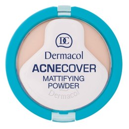 Acnecover Mattifying Powder puder matujący w kompakcie 01 Porcelain 11g Dermacol
