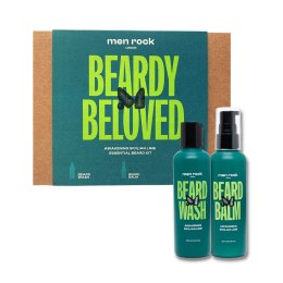 Beardy Beloved Awakening Sicilian Lime zestaw szampon do brody 100ml + balsam do brody 100ml MenRock