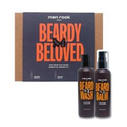 Beardy Beloved Soothing Oak Moss zestaw szampon do brody 100ml + balsam do brody 100ml MenRock
