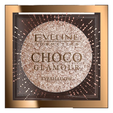 Eveline Cosmetics Choco Glamour błyszczący cień-toper do powiek 3g Eveline Cosmetics Choco Glamour błyszczący cień-toper do powiek 3g